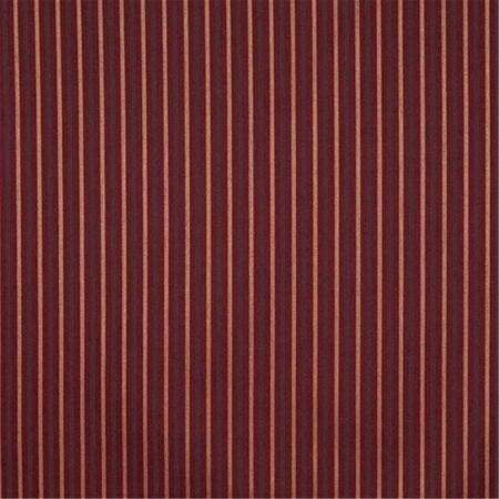 DESIGNER FABRICS 54 in. Wide Dark Red And Gold, Striped Heavy Duty Crypton Commercial Grade Upholstery Fabric F749